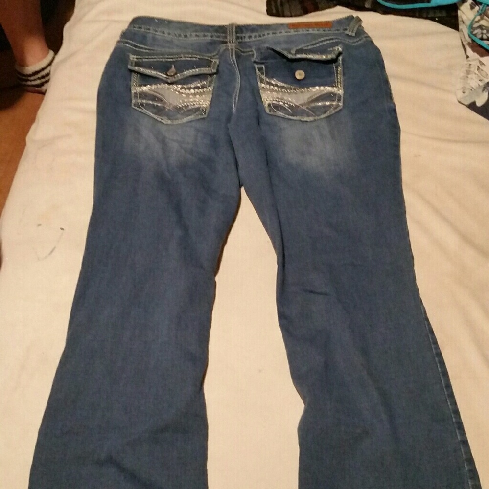 Silver jeans